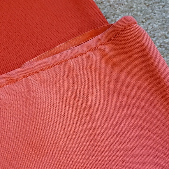 NWOT BCBG Alyona coral bodycon dress - Picture 6 of 7
